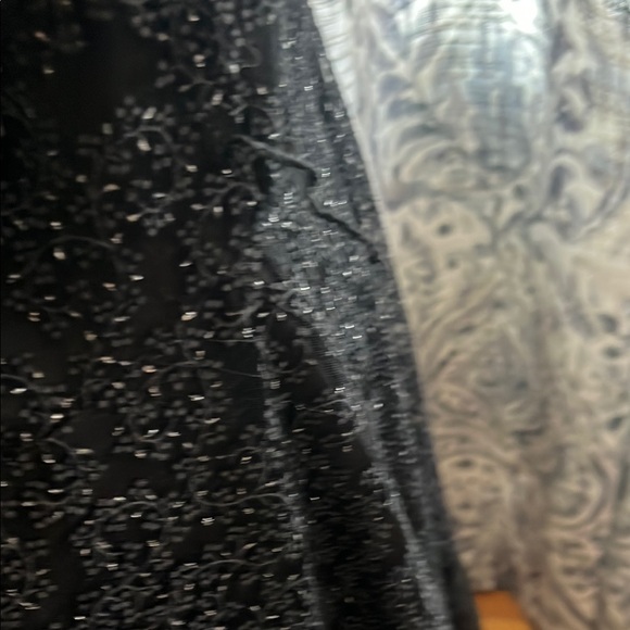 Tahari Black Sparkle Midi Dress - Picture 5 of 6